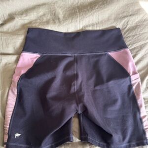 Fabletics Black and Pink Bike Shorts